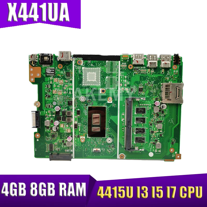 Материнская плата X441UA 4415U I3 I5 I7 6-го 7-го поколения 4 ГБ 8 ГБ RAM для ASUS X441UV F441U A441U X441U X441U X441U X441UB материнская плата для ноутбука
Материнская плата X441UA 4415U I3 I5 I7 6-го 7-го поколения 4 ГБ 8 ГБ RAM для ASUS X441UV F441U A441U X441U X441U X441U X441UB материнская плата для ноутбука