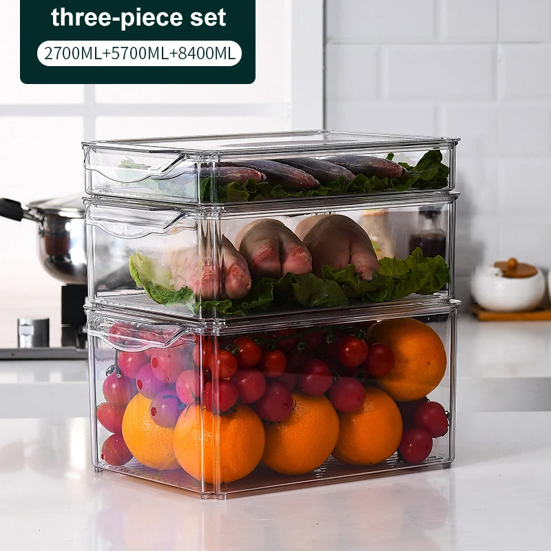 Refrigerator Storage Box Crisper Drain Basket Freezer Fresh-Keeping Food Container Kitchen Meat Vegetable Fruit Organizer Box
Refrigerator Storage Box Crisper Drain Basket Freezer Fresh-Keeping Food Container Kitchen Meat Vegetable Fruit Organizer Box