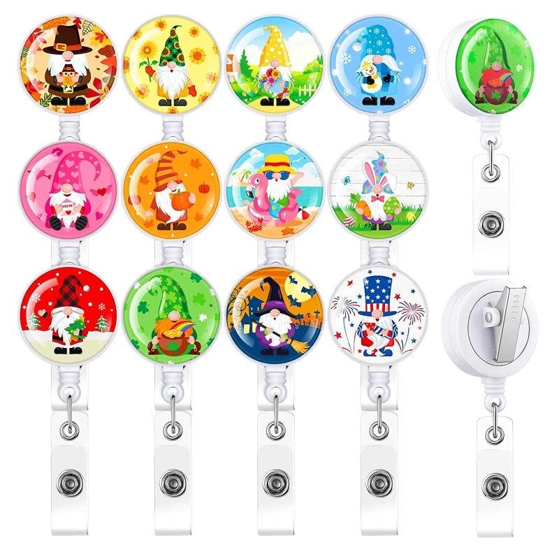 Faceless Doll Badge Reel with Alligator Swivel Clip Retractable Name ID Badge Holder for Nurse Teacher Student Present
Faceless Doll Badge Reel with Alligator Swivel Clip Retractable Name ID Badge Holder for Nurse Teacher Student Present