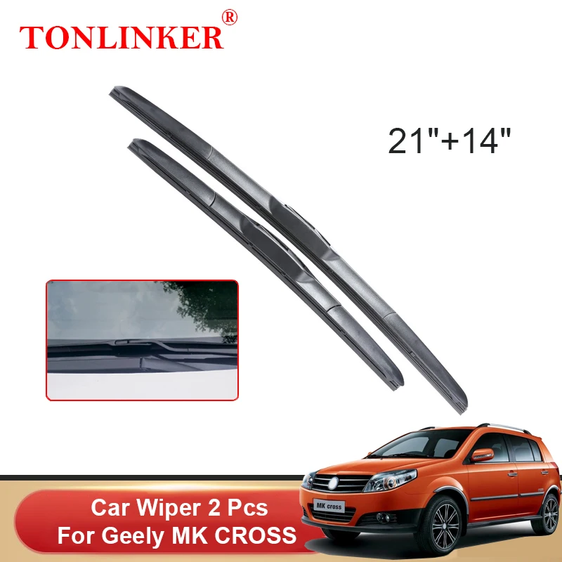 TONLINKER Car Wiper Blades For Geely MK Cross 2011 2012 2013-2016 Car Accessories Front Windscreen Wiper Blade Brushes Cutter
TONLINKER Car Wiper Blades For Geely MK Cross 2011 2012 2013-2016 Car Accessories Front Windscreen Wiper Blade Brushes Cutter