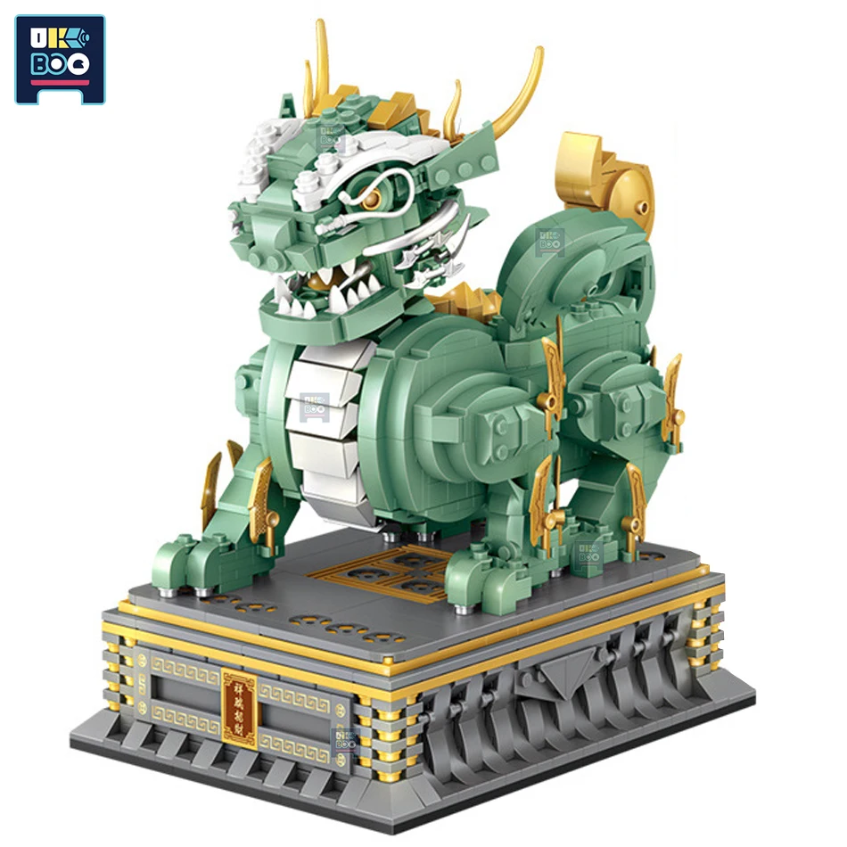 UKBOO MOC 1434 шт., китайские строительные блоки Kylin Mirco, традиционная модель ниндзя, мини кирпичный город, строительная игрушка для детей, подарок
UKBOO MOC 1434 шт., китайские строительные блоки Kylin Mirco, традиционная модель ниндзя, мини кирпичный город, строительная игрушка для детей, подарок