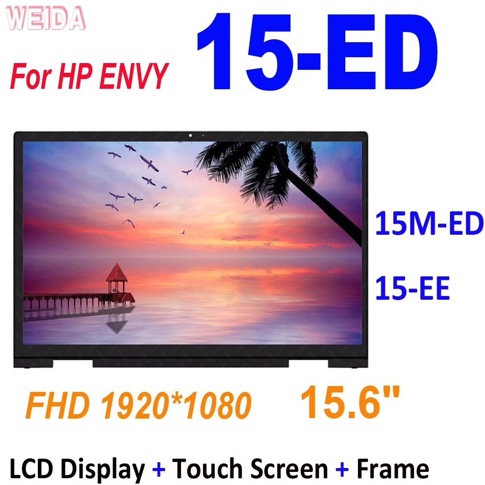 ЖК-дисплей 15,6 "AAA + для HP ENVY 15-ED 15M-ED 15-ee 15t-ed000na, ЖК-цифровой преобразователь, сенсорный экран, rama FHD
ЖК-дисплей 15,6 "AAA + для HP ENVY 15-ED 15M-ED 15-ee 15t-ed000na, ЖК-цифровой преобразователь, сенсорный экран, rama FHD