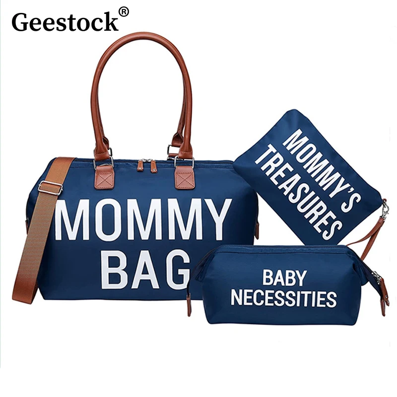 Geestock 3pcs Set Travel Mommy Bag Portable Maternity Bag Large Capacity Mother And Baby Diaper Bag Organizer Pregnant Package
Geestock 3pcs Set Travel Mommy Bag Portable Maternity Bag Large Capacity Mother And Baby Diaper Bag Organizer Pregnant Package