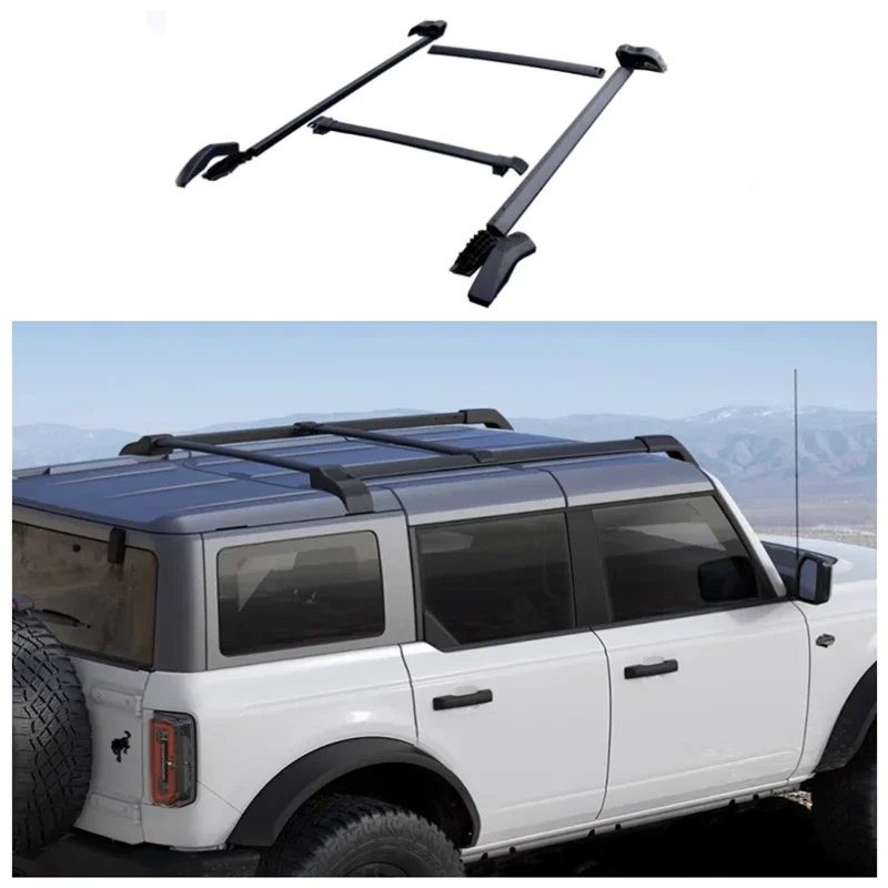 For Ford Bronco 2021 2022 2023 High Quality Aluminum Alloy Car Roof Racks Luggage Rack Crossbar
For Ford Bronco 2021 2022 2023 High Quality Aluminum Alloy Car Roof Racks Luggage Rack Crossbar