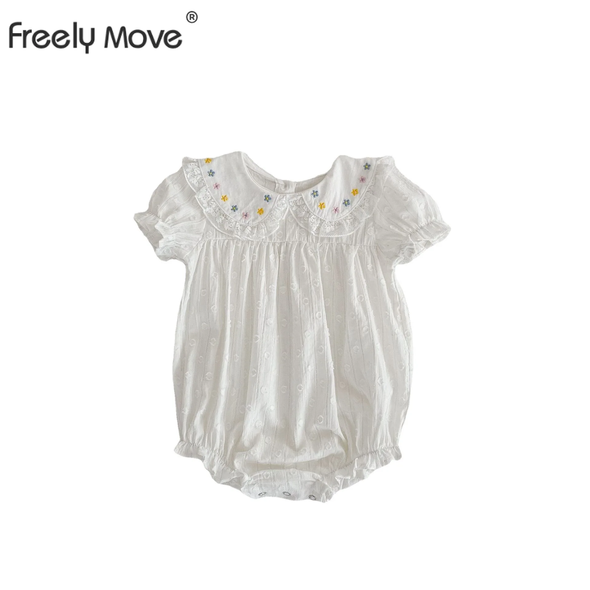 Freely Move Fashion Baby Girls Romper Cotton Short Sleeve Ruffles Baby Rompers Infant Playsuit Jumpsuits Cute Newborn Clothes
Freely Move Fashion Baby Girls Romper Cotton Short Sleeve Ruffles Baby Rompers Infant Playsuit Jumpsuits Cute Newborn Clothes