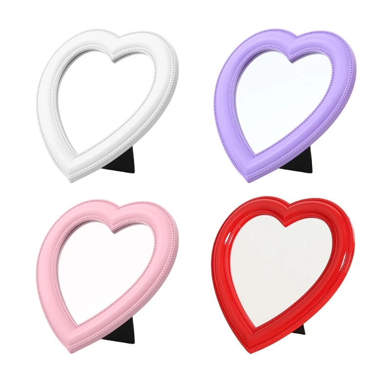 Makeup Mirror Heart Shaped Wall Desktop Mirror Cosmetic Vanity Mirror for Women Drop Shipping
Makeup Mirror Heart Shaped Wall Desktop Mirror Cosmetic Vanity Mirror for Women Drop Shipping