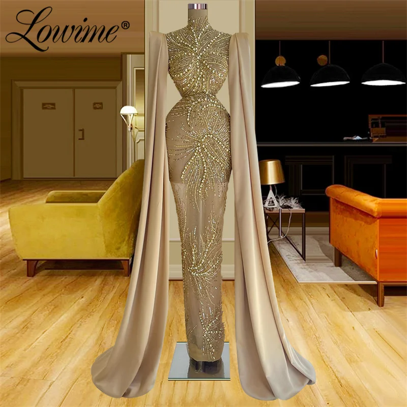 Lowime Dubai Design Long Sleeve Evening Dresses Beaded Crystal Rhinestones Middle East Women Party Gowns Formal Prom Dress Robes
Lowime Dubai Design Long Sleeve Evening Dresses Beaded Crystal Rhinestones Middle East Women Party Gowns Formal Prom Dress Robes