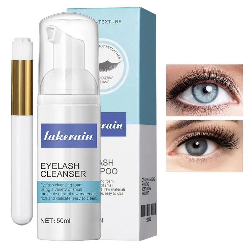 50ml Eyelash Extensions Brush Shampoo Kit Eyelash Extension Eye Lash Cleaning Foam Pump Design No Stimulation Makeup Clean
50ml Eyelash Extensions Brush Shampoo Kit Eyelash Extension Eye Lash Cleaning Foam Pump Design No Stimulation Makeup Clean