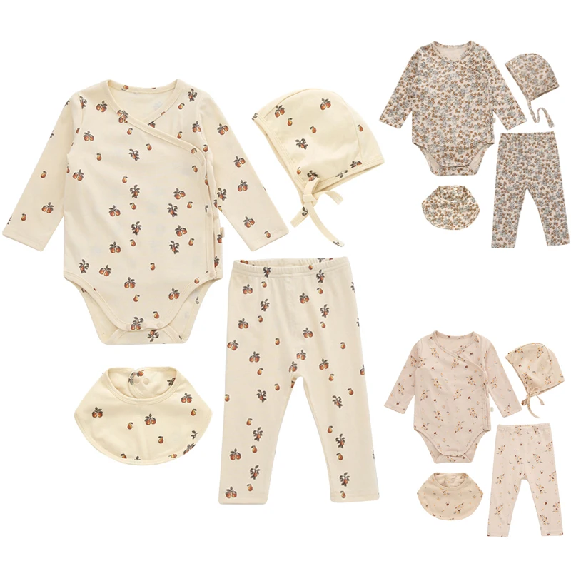 

Newborn Clothing Sets for Girl Baby Bodysuits Cotton Infants Outfit Suit Baby Boy Clothes for New Born Set Gift To 0-24M