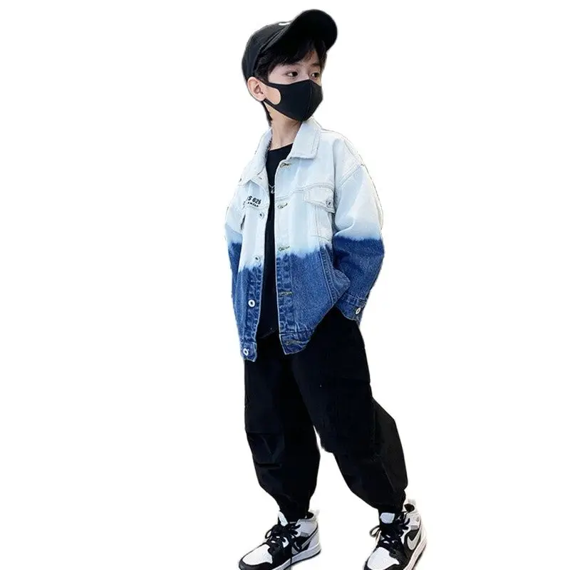 Teen Boys Fashion Jackets Spring Autumn Workwear Denim Casual Outwear Childrens Clothing Tie Dye Patchwork Tops 8 10 12 14 Yrs
Teen Boys Fashion Jackets Spring Autumn Workwear Denim Casual Outwear Childrens Clothing Tie Dye Patchwork Tops 8 10 12 14 Yrs