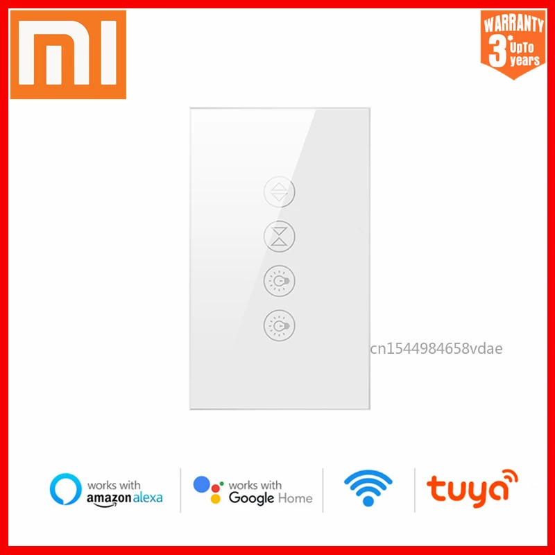 XIAOMI WiFi Roller Shutter Curtain Light Tuya Switch for Electric Motorized Blinds Smart Life Control Work for Alexa,Google home
XIAOMI WiFi Roller Shutter Curtain Light Tuya Switch for Electric Motorized Blinds Smart Life Control Work for Alexa,Google home