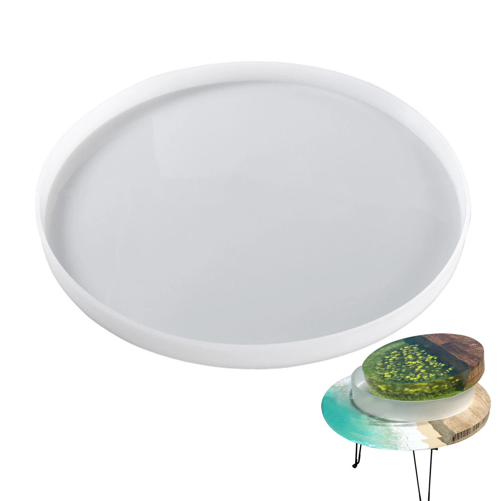 Large Round Epoxy Molds Silicone Molds Resin Art Ornament DIY Table Mold Resin Casting Tools Charcuterie Board Home Decoration
Large Round Epoxy Molds Silicone Molds Resin Art Ornament DIY Table Mold Resin Casting Tools Charcuterie Board Home Decoration