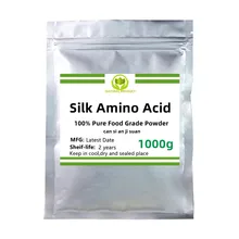 Free Shipping 50-1000g Silk Amino Acid ,Delay Aging,Reduce Wrinkles,Moisturizing,Skin Whitening