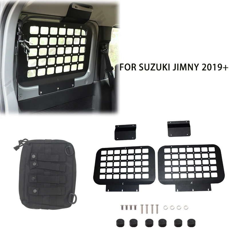 Сумка для хранения, автомобильная задняя полка для окна, полка для багажника автомобиля, кронштейн для хранения, багажная полка с сумкой для Suzuki Jimny Gen4 JB64 JB74 2019-2023
Сумка для хранения, автомобильная задняя полка для окна, полка для багажника автомобиля, кронштейн для хранения, багажная полка с сумкой для Suzuki Jimny Gen4 JB64 JB74 2019-2023
