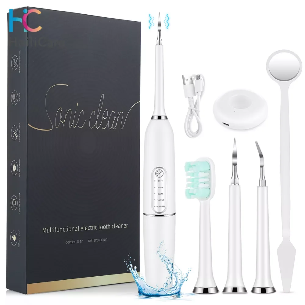 Electric Dental Scaler Tooth Calculus Remover Tooth Stains Tartar Tool Dentist Whitening Teeth Cleaner Oral Hygiene Tool Kits
Electric Dental Scaler Tooth Calculus Remover Tooth Stains Tartar Tool Dentist Whitening Teeth Cleaner Oral Hygiene Tool Kits