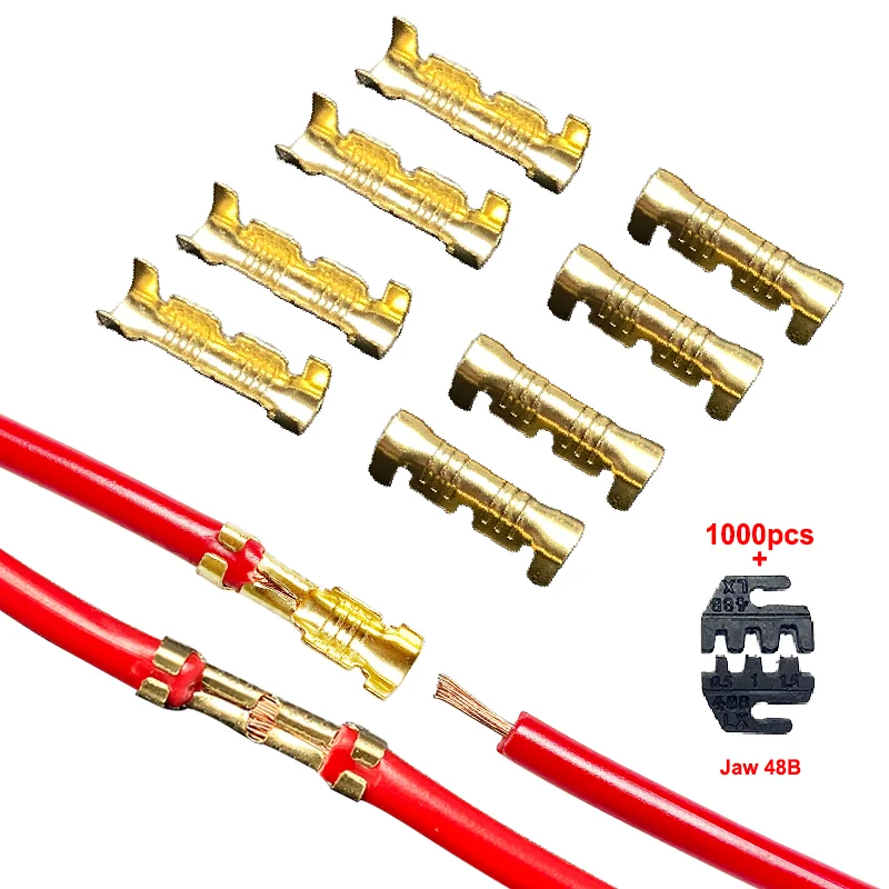 100/200/1000pcs 453 U-shaped 0.3-1.5mm2 terminal tab cold inserts connectors cold terminal small teeth fascia terminal
100/200/1000pcs 453 U-shaped 0.3-1.5mm2 terminal tab cold inserts connectors cold terminal small teeth fascia terminal