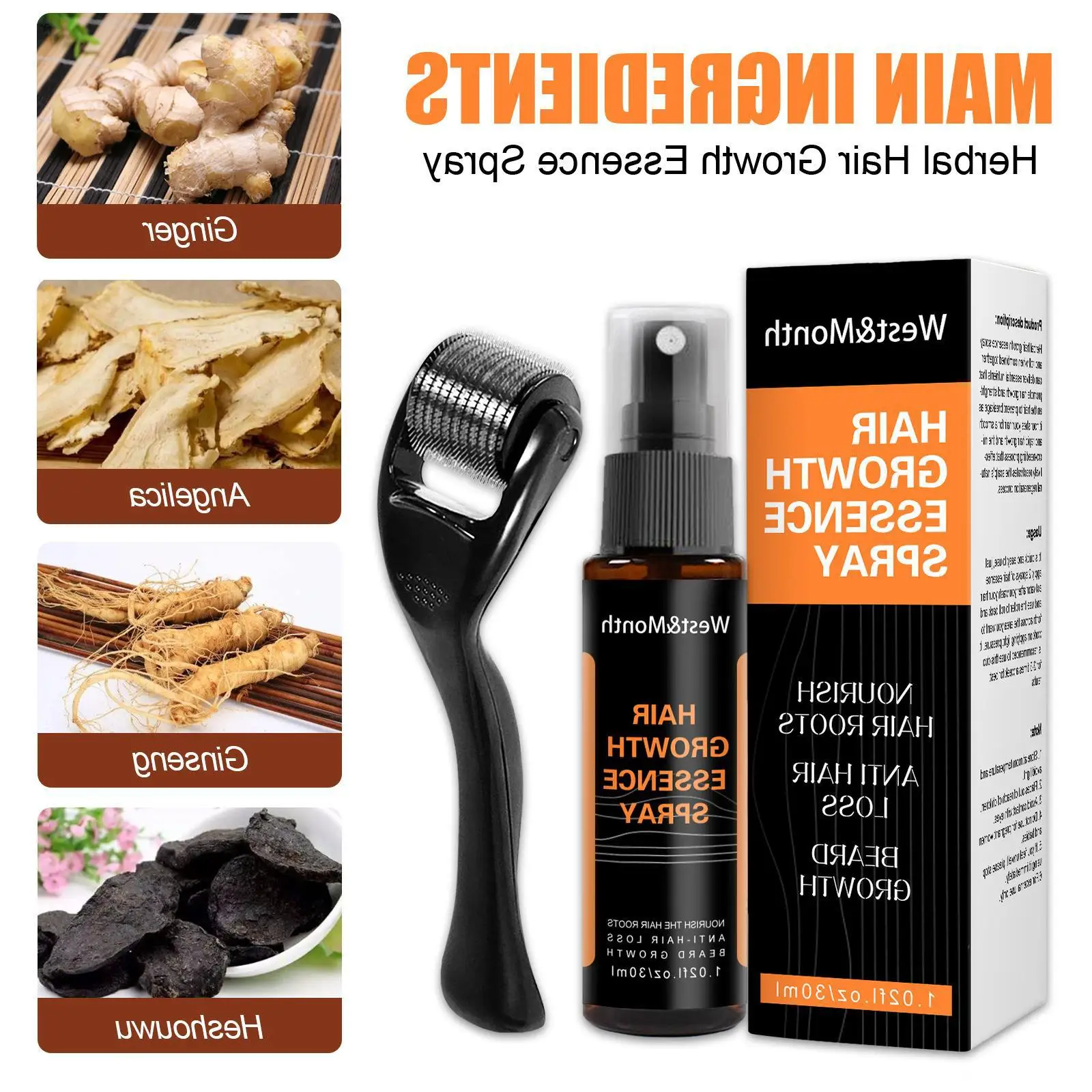 Hair Growth Spray Anti-hair Loss Hair Growth Solution Thick Hairline Natural Soft and Smooth Refreshing Oil Control Growth Serum
Hair Growth Spray Anti-hair Loss Hair Growth Solution Thick Hairline Natural Soft and Smooth Refreshing Oil Control Growth Serum