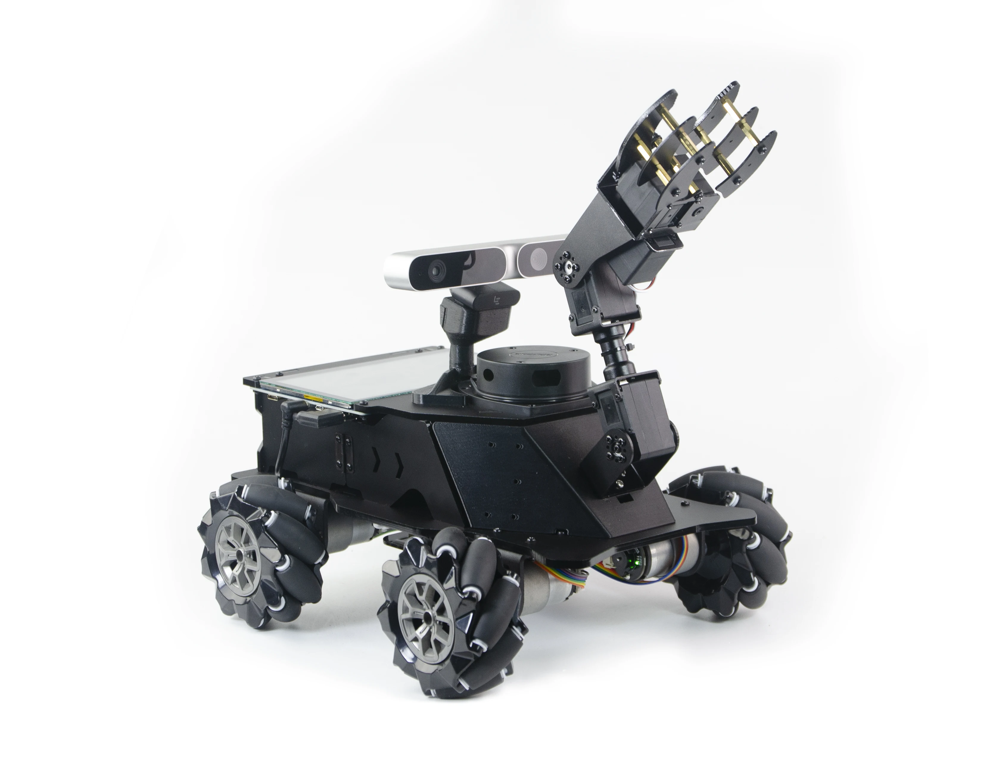 Jetson Nano ROS SLAM radar AI rc smart robot car with universal wheel and mechanical arm for programming navigation robot car
Jetson Nano ROS SLAM radar AI rc smart robot car with universal wheel and mechanical arm for programming navigation robot car