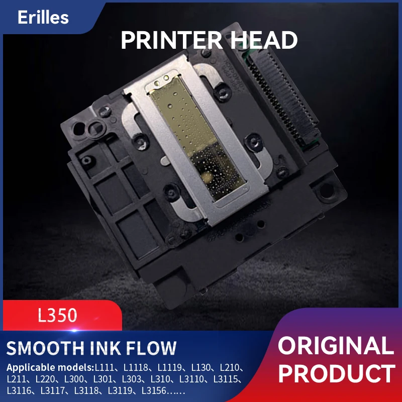

Printhead L350 Printer Head For Epson L351 L353 L355 L356 L358 L360 L365 L366 L375 L380 L381 L382 L385 L395 L396 L301 Print Head