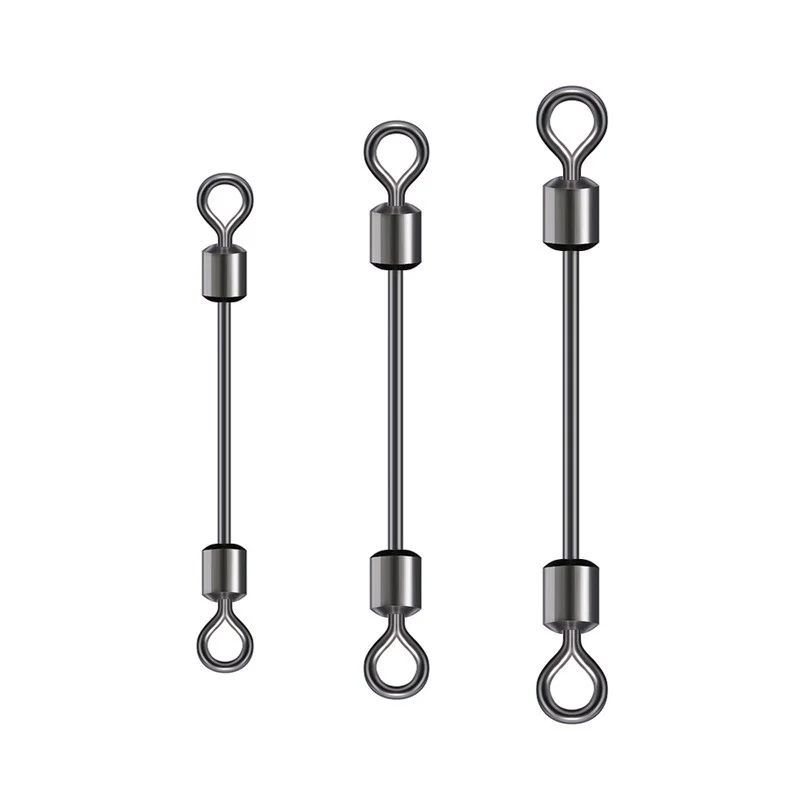 WHYY 10pcs Double Section Fishing Swivel Ball Bearing Solid Ring Hook Fish Connector Fishing Hook Fishing Accessories
WHYY 10pcs Double Section Fishing Swivel Ball Bearing Solid Ring Hook Fish Connector Fishing Hook Fishing Accessories