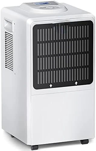 Pints Commercial Dehumidifier with Drain Hose and Washable Filter for Space up to 6000 Sq. Ft - Ideal for Large Basements, Indus
Pints Commercial Dehumidifier with Drain Hose and Washable Filter for Space up to 6000 Sq. Ft - Ideal for Large Basements, Indus
