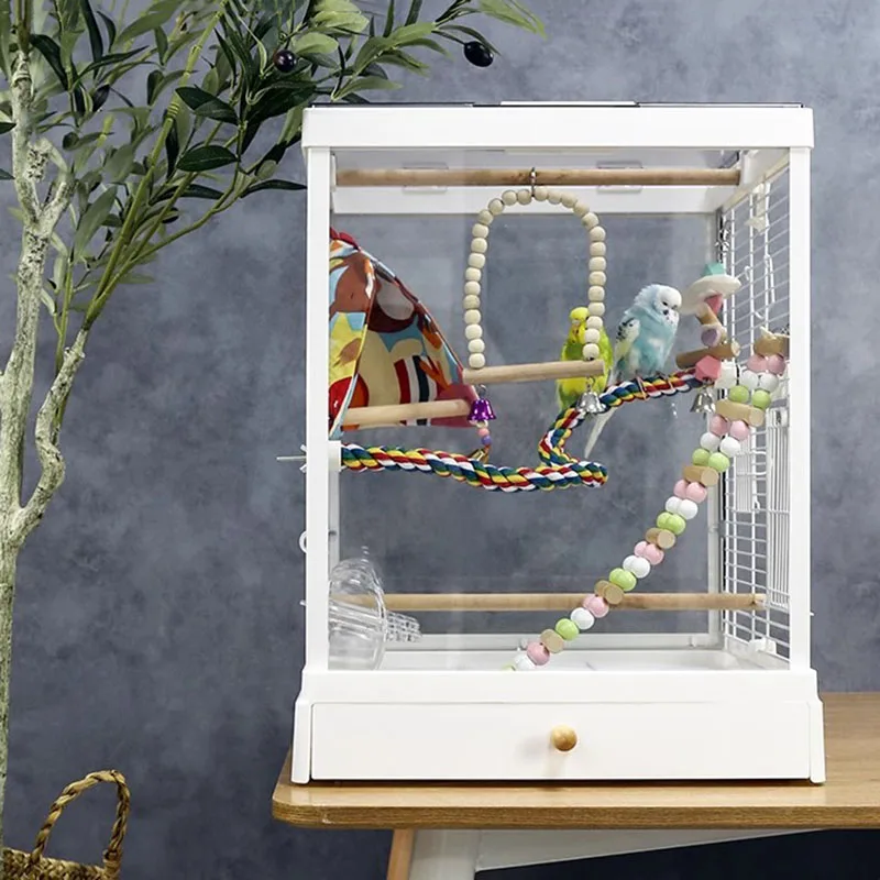 Parrot Canary Bird Cage Outdoor Budgie Chinchilla Protective Feeder Bird Cage Animal Jaula Para Hamster Habitat Decorations
Parrot Canary Bird Cage Outdoor Budgie Chinchilla Protective Feeder Bird Cage Animal Jaula Para Hamster Habitat Decorations