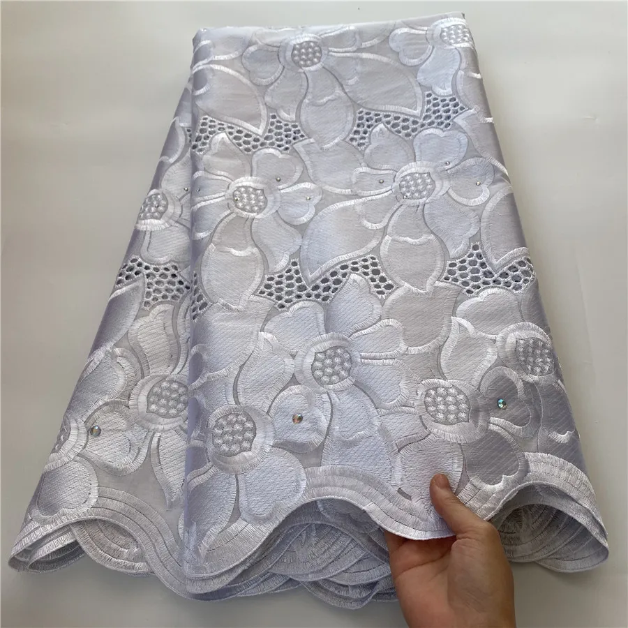White African Cotton Dry Lace Fabric Swiss Voile Cloth Nigerian Embroidered Mesh Material Tissu Africain Broderie Coton AC37
White African Cotton Dry Lace Fabric Swiss Voile Cloth Nigerian Embroidered Mesh Material Tissu Africain Broderie Coton AC37