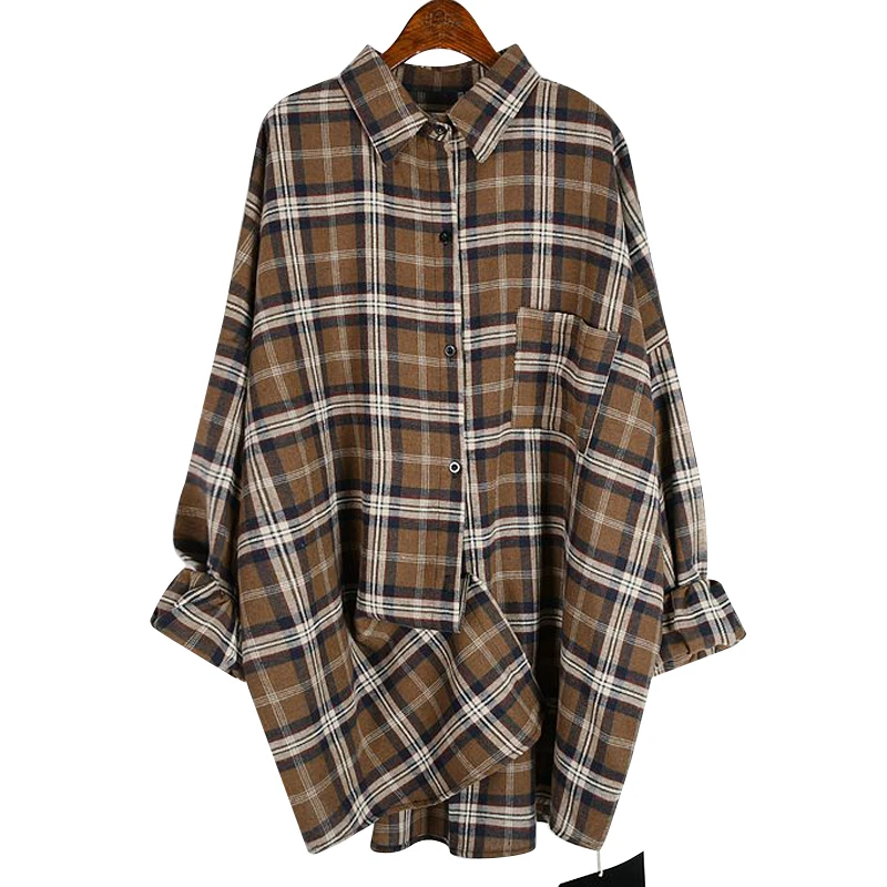 VANOVICH Korean Style Fashion Loose and Thin Mid-length Large Size Plaid Long-sleeved Shirt 2022 Spring and Summer New
VANOVICH Korean Style Fashion Loose and Thin Mid-length Large Size Plaid Long-sleeved Shirt 2022 Spring and Summer New