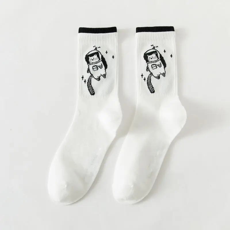 New women's South Korea print Funny Black and White Sports Women Socks Cotton Cute Winter Socks harajuku
New women's South Korea print Funny Black and White Sports Women Socks Cotton Cute Winter Socks harajuku