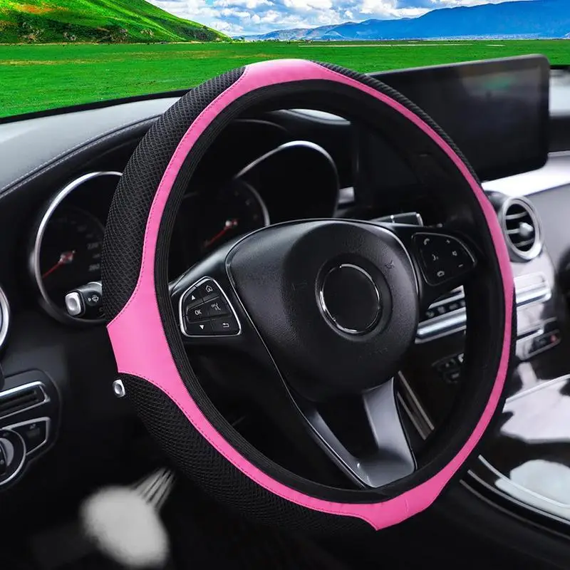 Artificial Leather Auto Car Steering Wheel Cover For 37-38cm Auto Car Wheel Cover Car Accessories For Most Car Steering Wheel
Artificial Leather Auto Car Steering Wheel Cover For 37-38cm Auto Car Wheel Cover Car Accessories For Most Car Steering Wheel