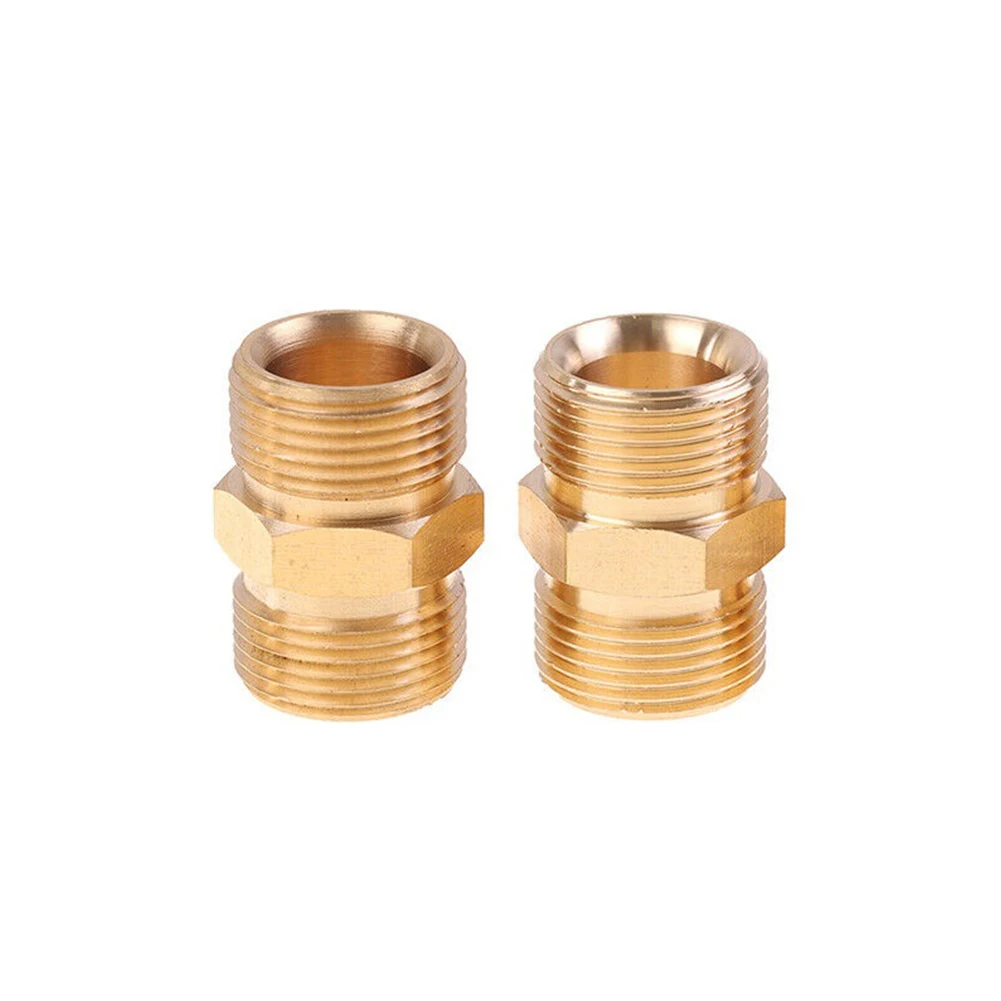 High Pressure Washer Hose Extension Connector Adapter Copper M22 14mm /15mm Male Thread Female Hose Coupler Adaptor
High Pressure Washer Hose Extension Connector Adapter Copper M22 14mm /15mm Male Thread Female Hose Coupler Adaptor