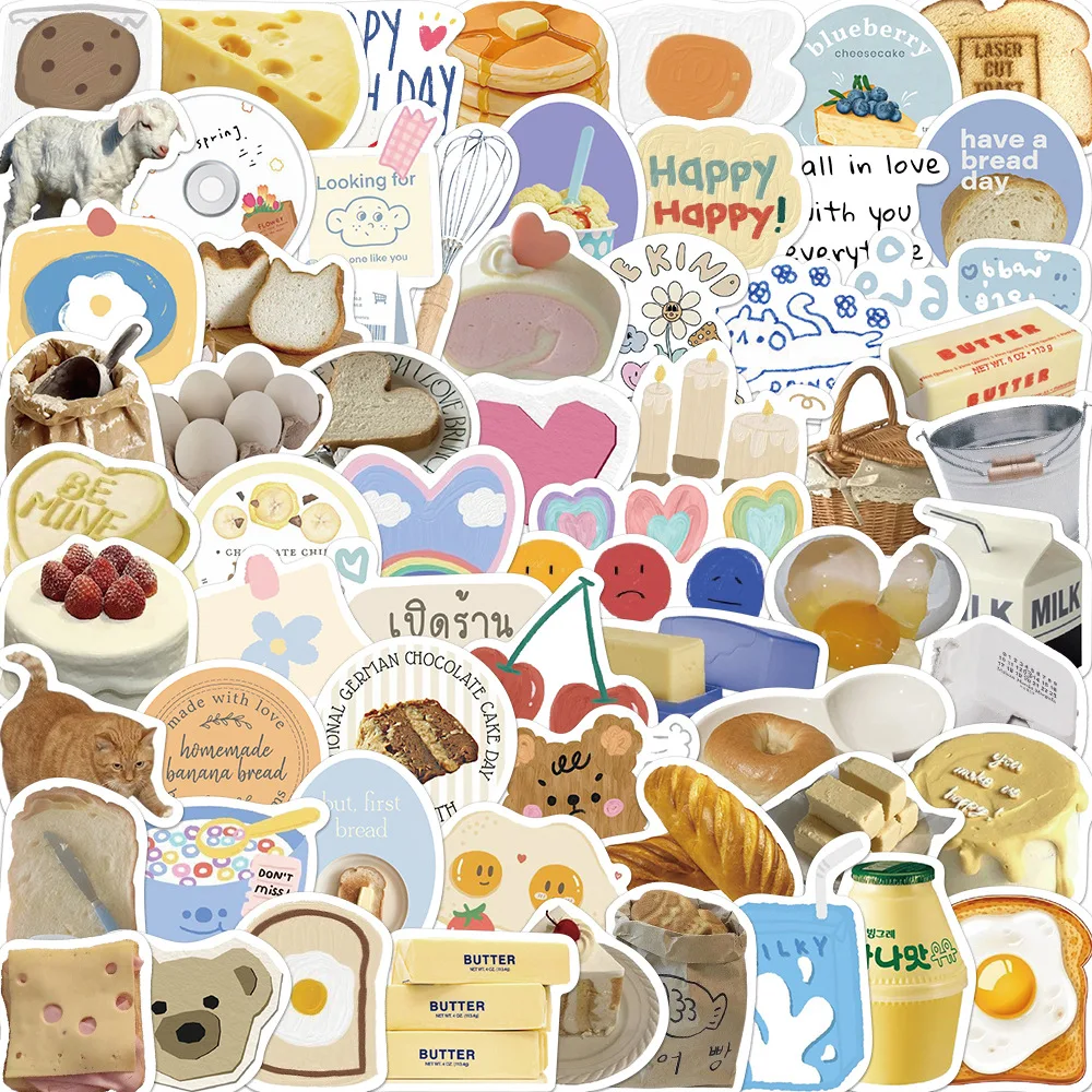 10/30/63PCS INS Style Butter Milk Cartoon Stickers Decals Decoration DIY Phone Notebook Suitcase Laptop Fridge Wall Cute Sticker
10/30/63PCS INS Style Butter Milk Cartoon Stickers Decals Decoration DIY Phone Notebook Suitcase Laptop Fridge Wall Cute Sticker