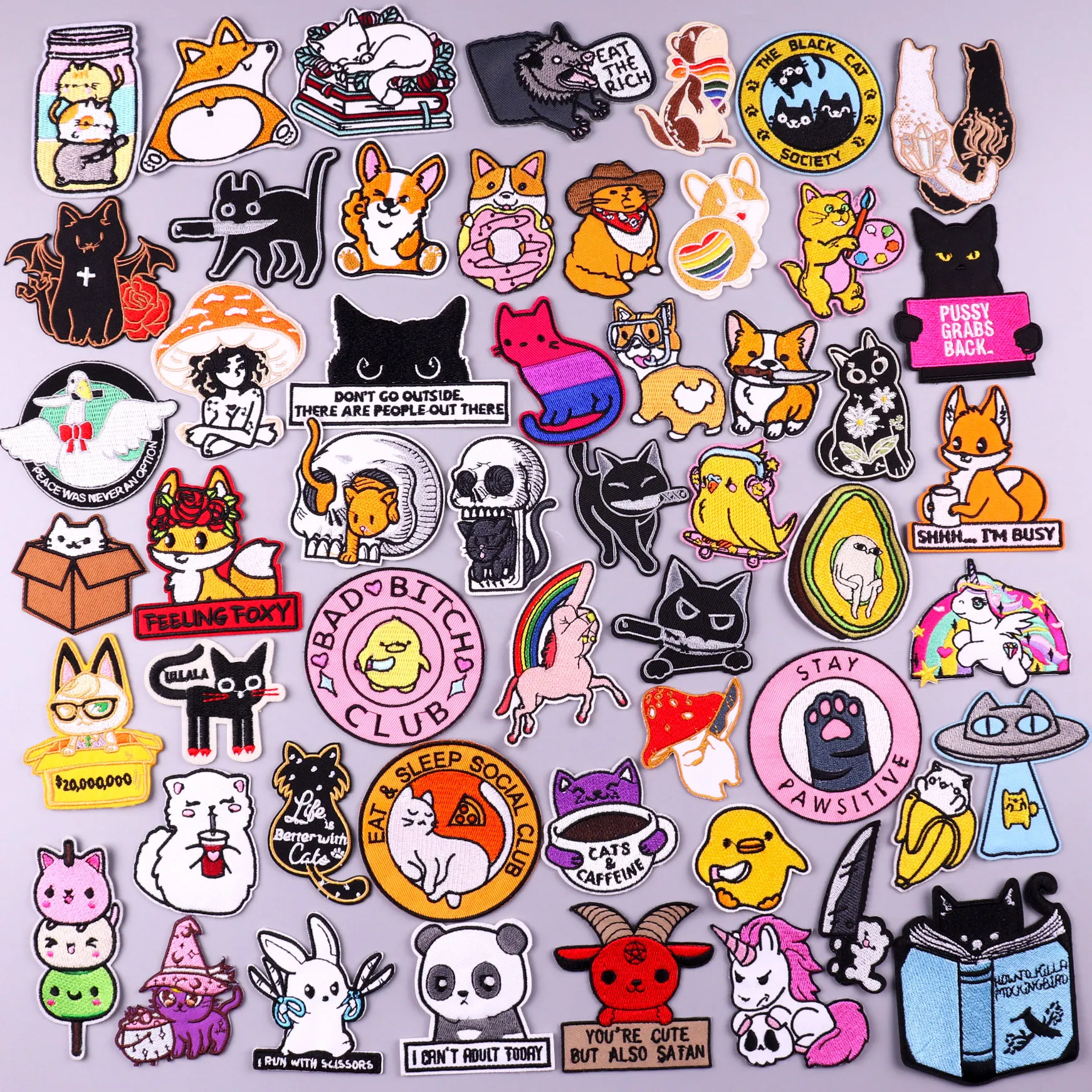 Cartoon Patches For Clothing Thermoadhesive Patches Animal Patch Iron on Embroidery Patches on Clothes Stickers Applique Badge
Cartoon Patches For Clothing Thermoadhesive Patches Animal Patch Iron on Embroidery Patches on Clothes Stickers Applique Badge