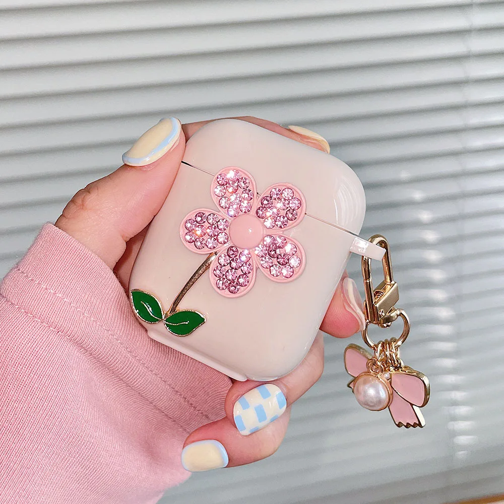 Мягкий чехол для наушников с цветочным рисунком для Apple Airpods 3 Pro, с бантом, брелок для Air Pods 2, симпатичный чехол
Мягкий чехол для наушников с цветочным рисунком для Apple Airpods 3 Pro, с бантом, брелок для Air Pods 2, симпатичный чехол