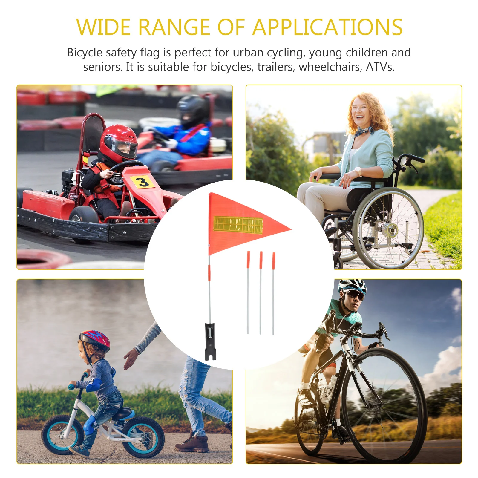 2 Sets Bike Flag Pole Riding Bicycles Bikes Kids Profession Professional Cycling Advertising Plastic Ornament Child
2 Sets Bike Flag Pole Riding Bicycles Bikes Kids Profession Professional Cycling Advertising Plastic Ornament Child