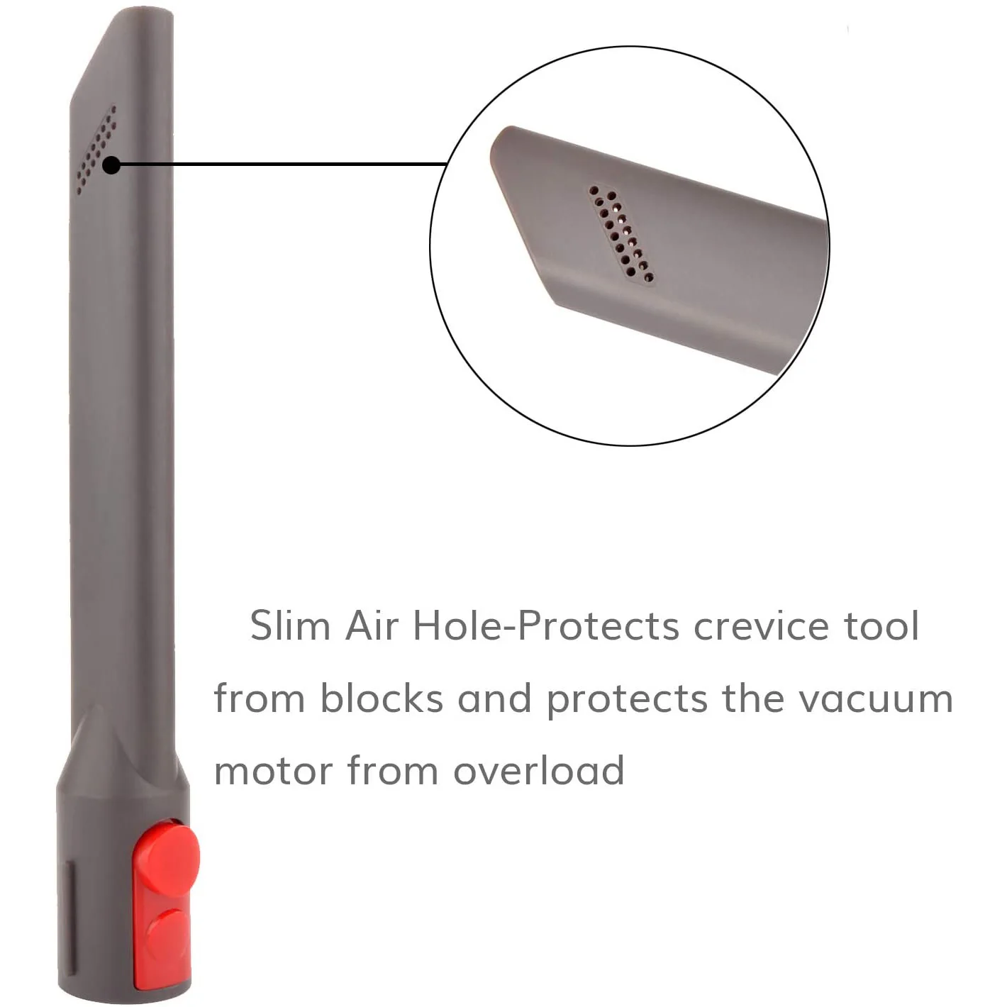 Quick Release Crevice Tool Compatible for Dyson V11 V10 V8 V7 Vacuum Cleaner, Replacement Vacuum Attachment Accessories
Quick Release Crevice Tool Compatible for Dyson V11 V10 V8 V7 Vacuum Cleaner, Replacement Vacuum Attachment Accessories