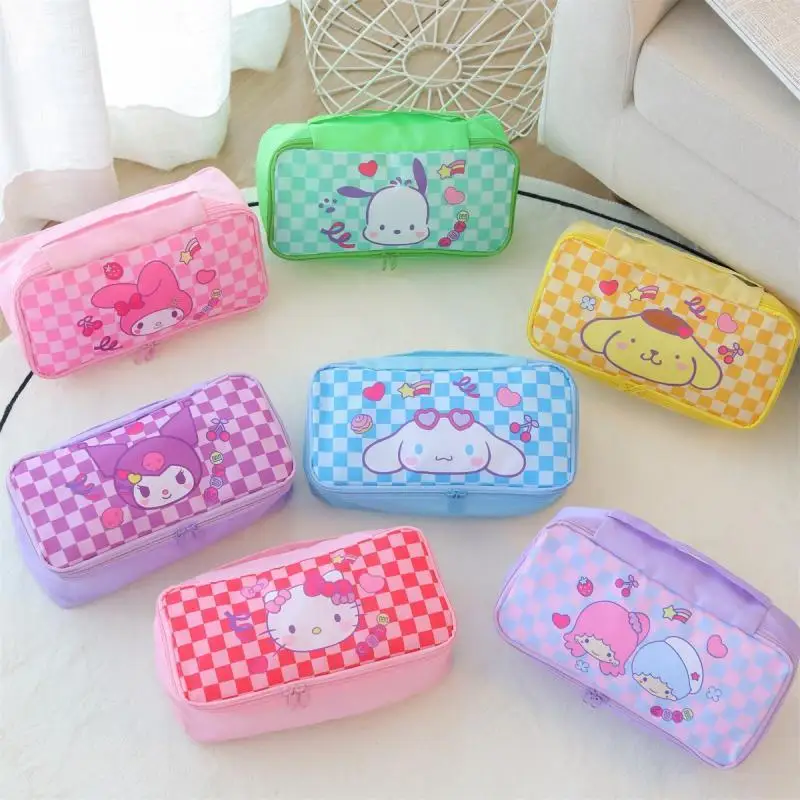 Hello Kitty Cinnamoroll My Melody Kuromi Pompompurin почтовый Sanrio мультяшная Портативная сумка для хранения нижнего белья Аниме подарок для девочек
Hello Kitty Cinnamoroll My Melody Kuromi Pompompurin почтовый Sanrio мультяшная Портативная сумка для хранения нижнего белья Аниме подарок для девочек