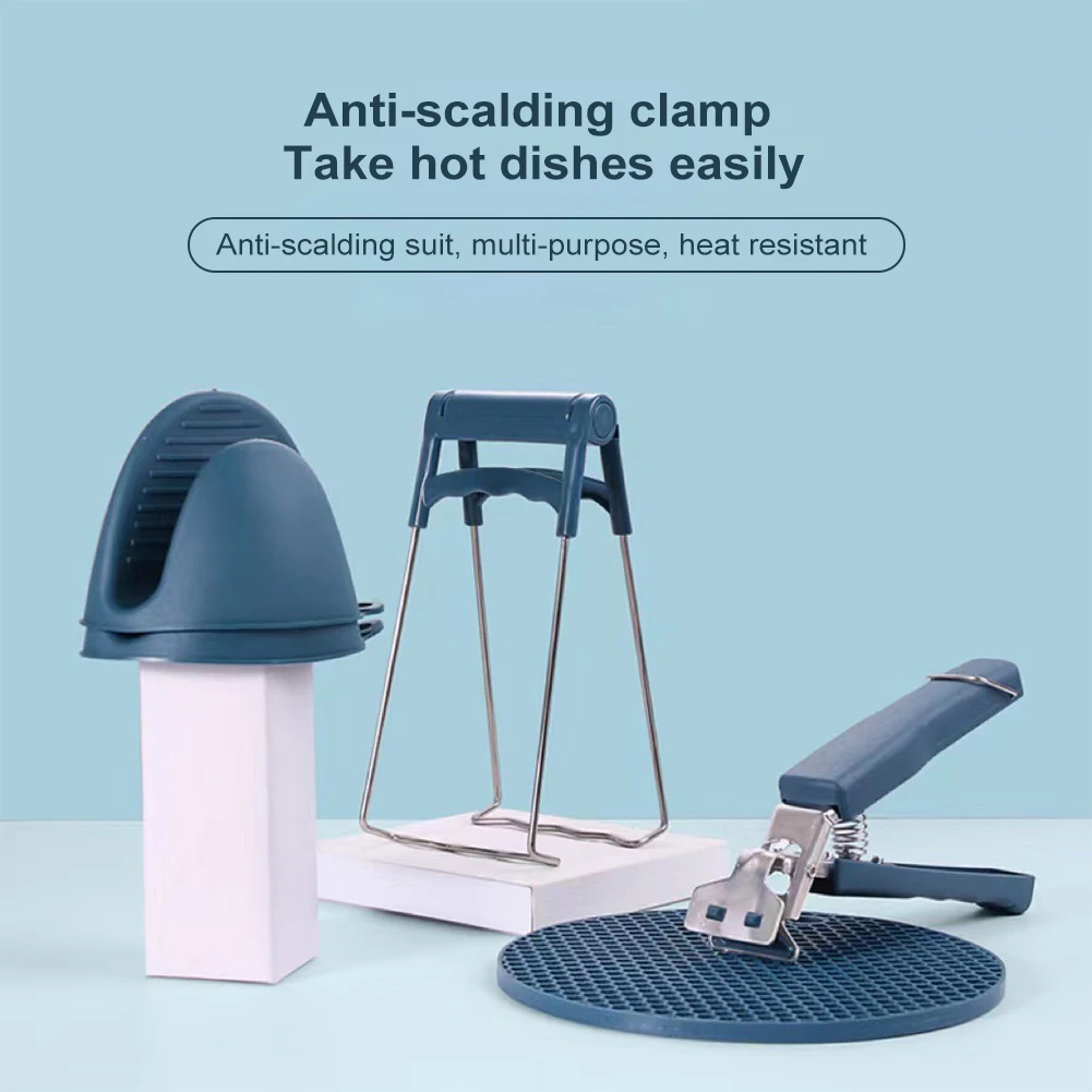Kitchen Utensil Holder Tools 3PCS Stainless Steel Foldable Hot Dish Clamp Multi-function Anti-Scald Bowl Clip Plate Pot Gripper
Kitchen Utensil Holder Tools 3PCS Stainless Steel Foldable Hot Dish Clamp Multi-function Anti-Scald Bowl Clip Plate Pot Gripper