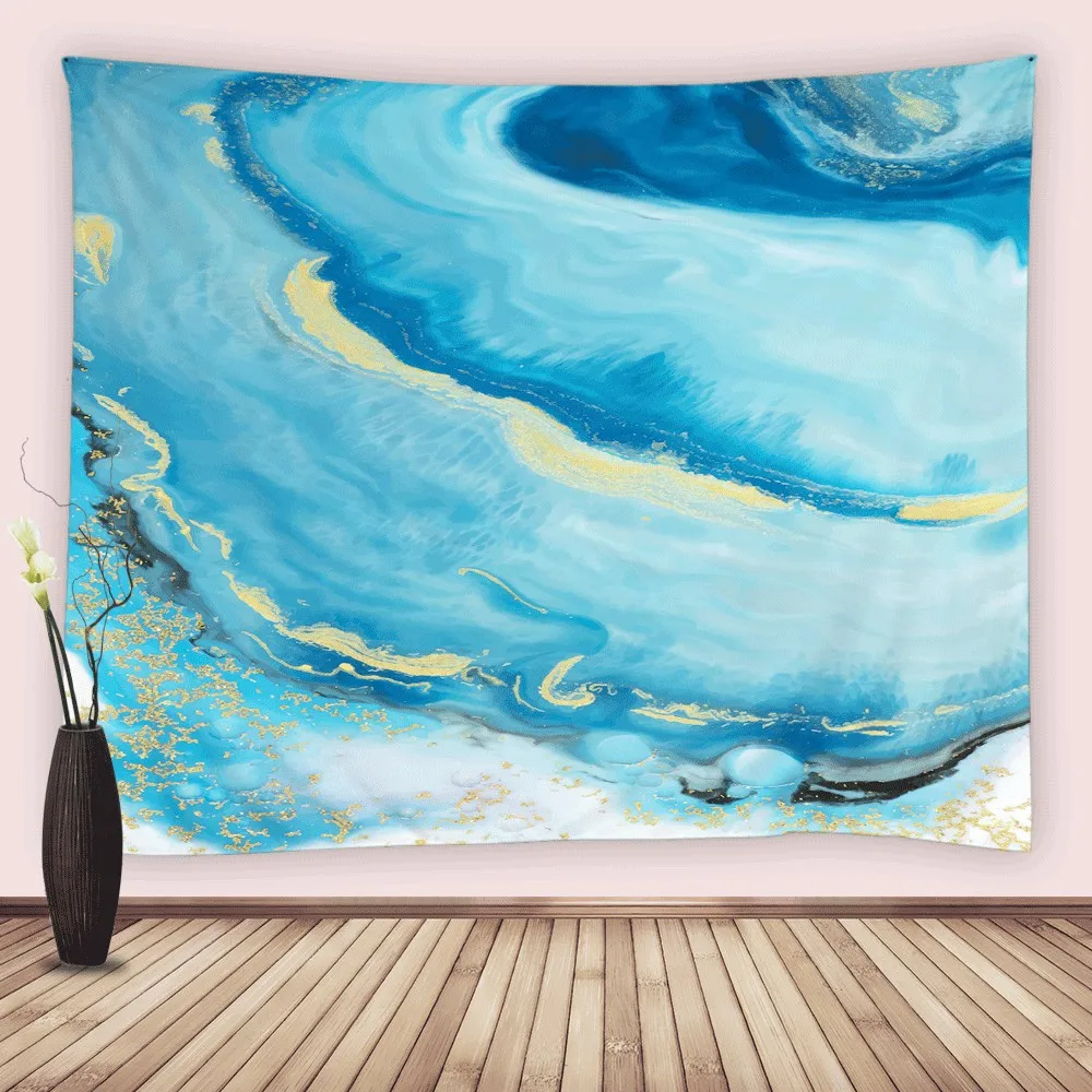 Гобелен с абстрактным рисунком Home Decor Ocean Art натуральный роскошный крутящийся мраморный волнистый синий золотой настенный подвесной гобеле...
Гобелен с абстрактным рисунком Home Decor Ocean Art натуральный роскошный крутящийся мраморный волнистый синий золотой настенный подвесной гобеле...
