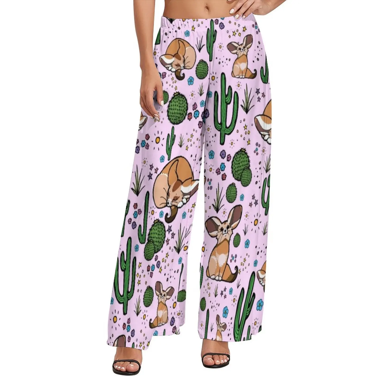 Fennec Fox Straight Pants Cute Desert Print Trendy Wide Pants Women Oversized Street Fashion Print Trousers
Fennec Fox Straight Pants Cute Desert Print Trendy Wide Pants Women Oversized Street Fashion Print Trousers