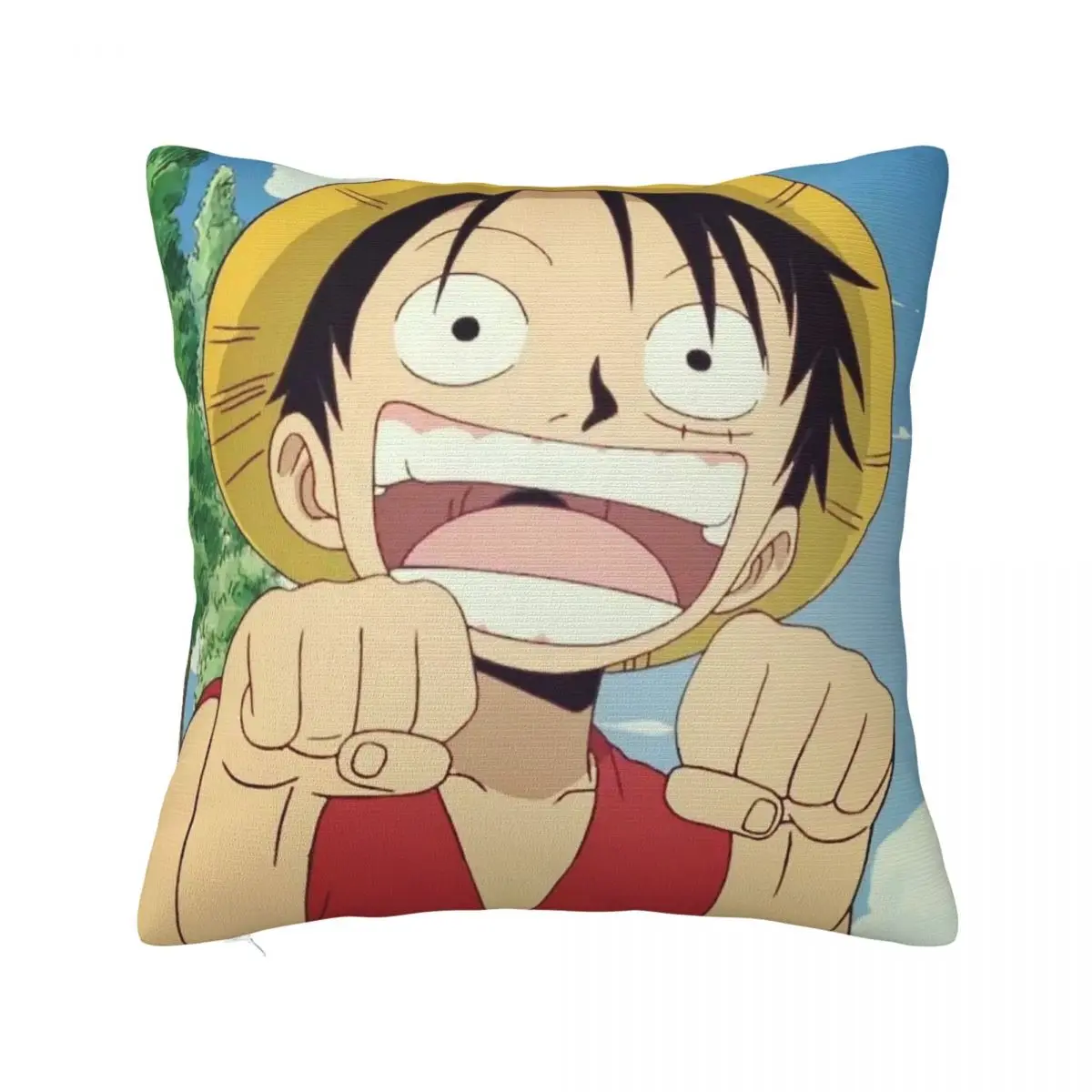 Monkey D Luffy Cartoon Pillowcase Printed Polyester Cushion Cover Decorative Japan Anime Throw Pillow Case Cover Home Square 18"
Monkey D Luffy Cartoon Pillowcase Printed Polyester Cushion Cover Decorative Japan Anime Throw Pillow Case Cover Home Square 18"