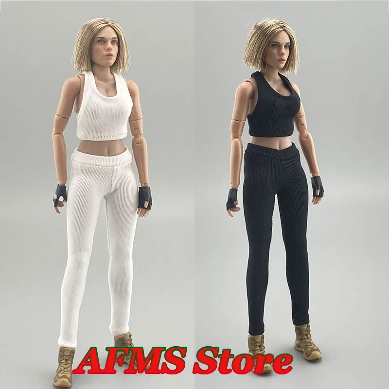 

In Stock 1/12 Scale Female Soldier Fashion Bra Top Vest Yoga Tight Pants Accessary Fits 6 Inches TBL PH Action Figure Body Model