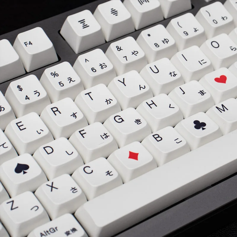 Poker Keycaps Japanese White 126 Keys PBT Dye Sub For Mechanical Keyboard MX Switch XDA Profile Keycaps
Poker Keycaps Japanese White 126 Keys PBT Dye Sub For Mechanical Keyboard MX Switch XDA Profile Keycaps