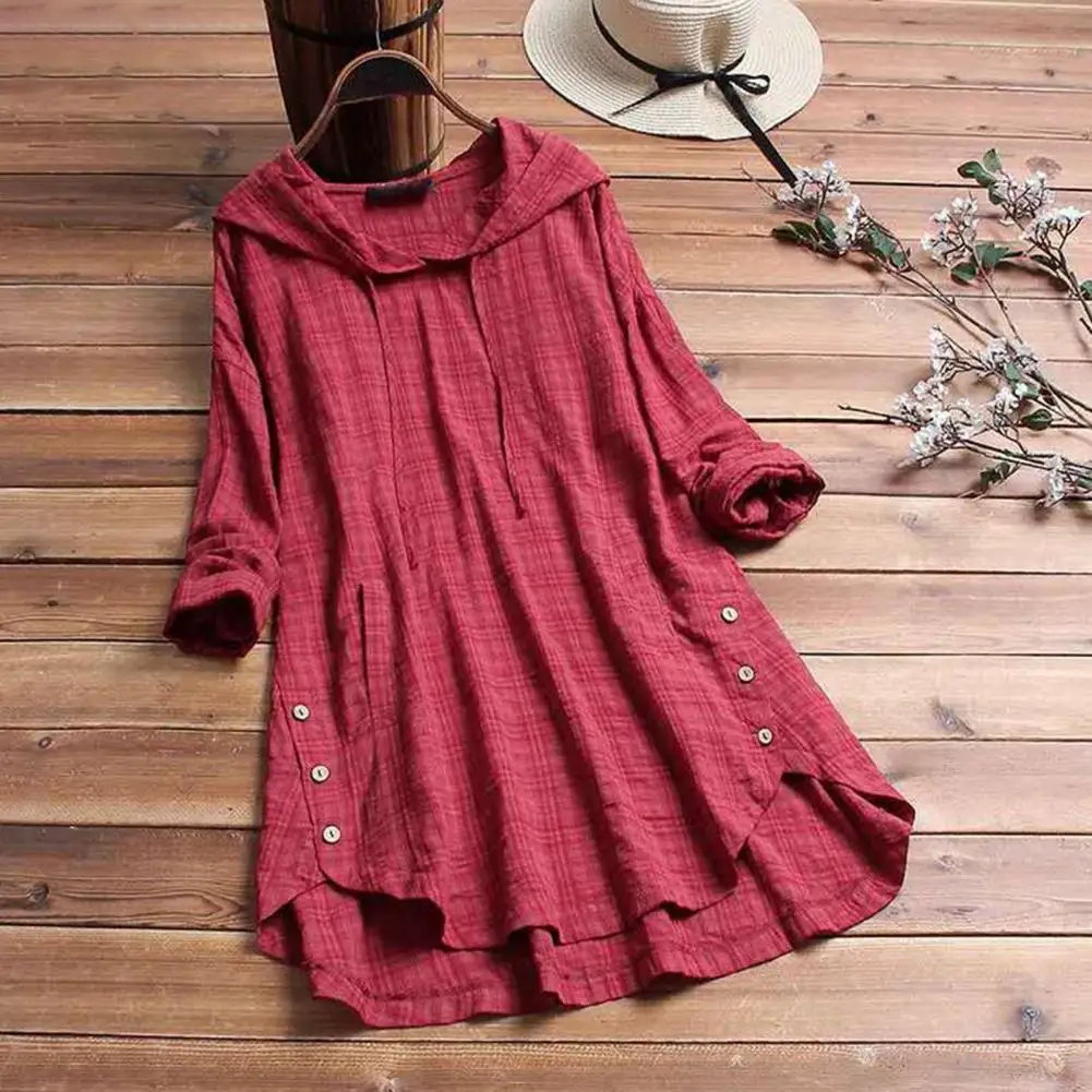 Lady Blouse Pullover Hooded Dress Up Big Hem Spring Shirt Top Spring Top Female Clothes
Lady Blouse Pullover Hooded Dress Up Big Hem Spring Shirt Top Spring Top Female Clothes
