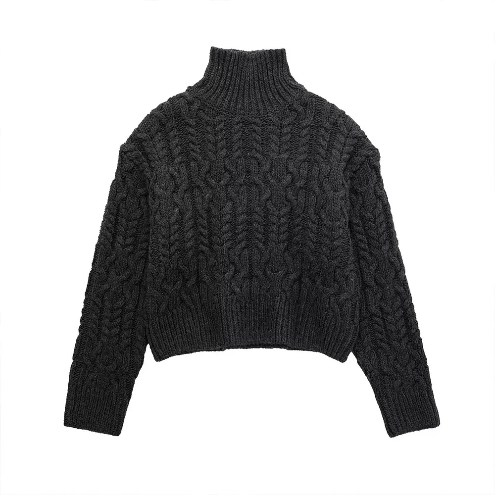 Женская трикотажная одежда в стиле ретро BER & OYS & ZA, свободная черная трикотажная одежда с высоким воротником, декоративная универсальная од...
Женская трикотажная одежда в стиле ретро BER & OYS & ZA, свободная черная трикотажная одежда с высоким воротником, декоративная универсальная од...