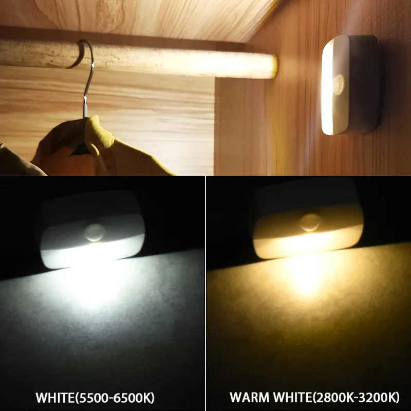 Светодиодный ночник с умным датчиком движения, настенный светильник для дома, коридора, туалета, коридора, лестницы, кухни, спальни, ночник н... 
Светодиодный ночник с умным датчиком движения, настенный светильник для дома, коридора, туалета, коридора, лестницы, кухни, спальни, ночник н...