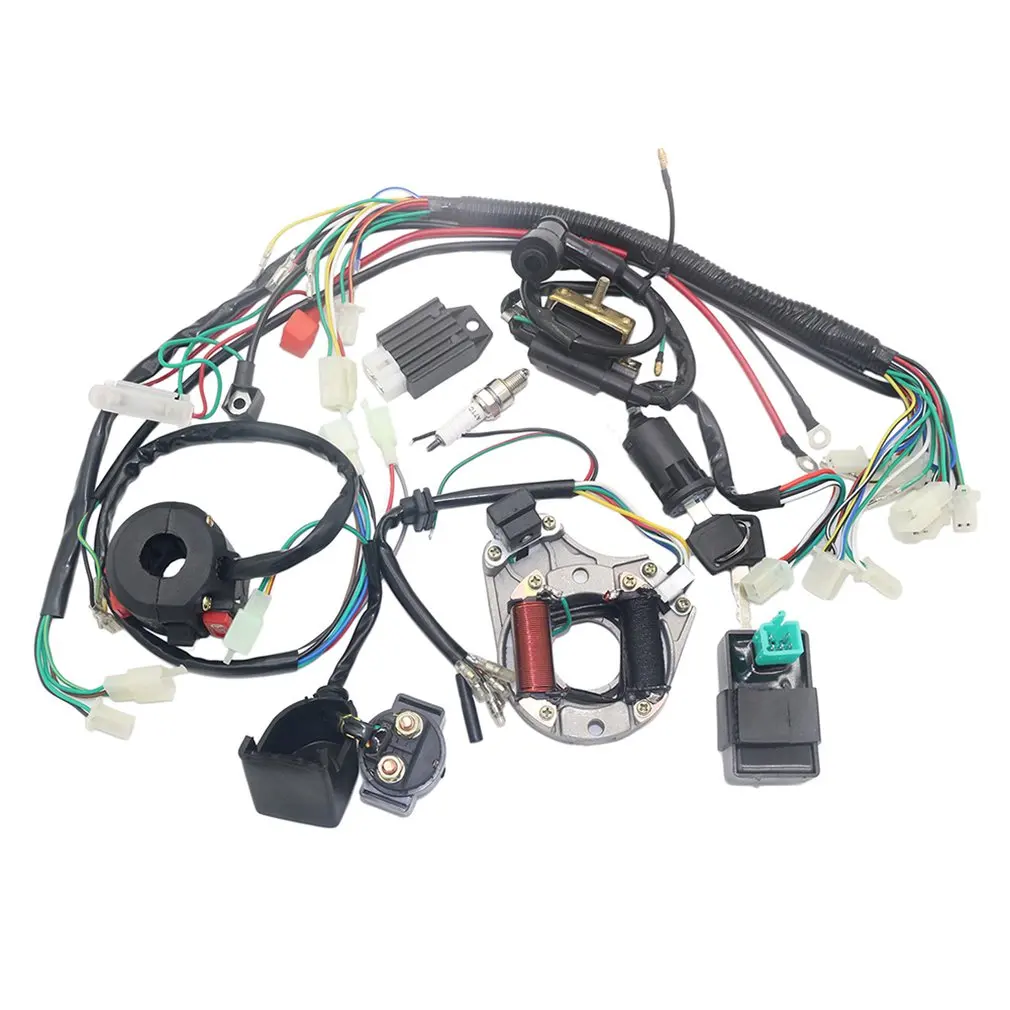 Electrics Stator Coil CDI Wiring Harness for 4 Stroke ATV KLX 50cc 70cc 110cc 125cc Quad Bike Buggy Go Kart Pit Dirt Bikes
Electrics Stator Coil CDI Wiring Harness for 4 Stroke ATV KLX 50cc 70cc 110cc 125cc Quad Bike Buggy Go Kart Pit Dirt Bikes