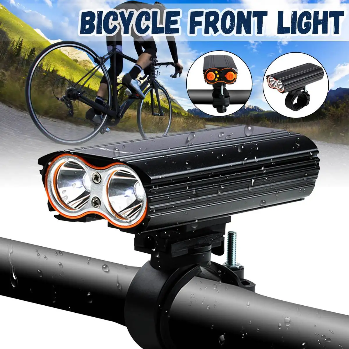 XANES 1200LM 6000mAh Battery Bike Light Waterproof 4 Modes USB Rechar 150° Large Floodlight for Cycling Bike Electtic Bicycle
XANES 1200LM 6000mAh Battery Bike Light Waterproof 4 Modes USB Rechar 150° Large Floodlight for Cycling Bike Electtic Bicycle