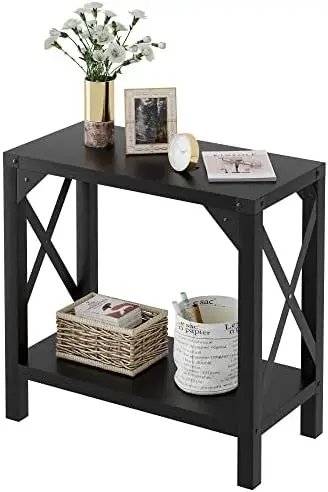 End Table for Small Spaces, Rectangular Farmhouse Nightstand Sofa Side Table for Living Room, Bedroom, Lounge(Grey)
End Table for Small Spaces, Rectangular Farmhouse Nightstand Sofa Side Table for Living Room, Bedroom, Lounge(Grey)