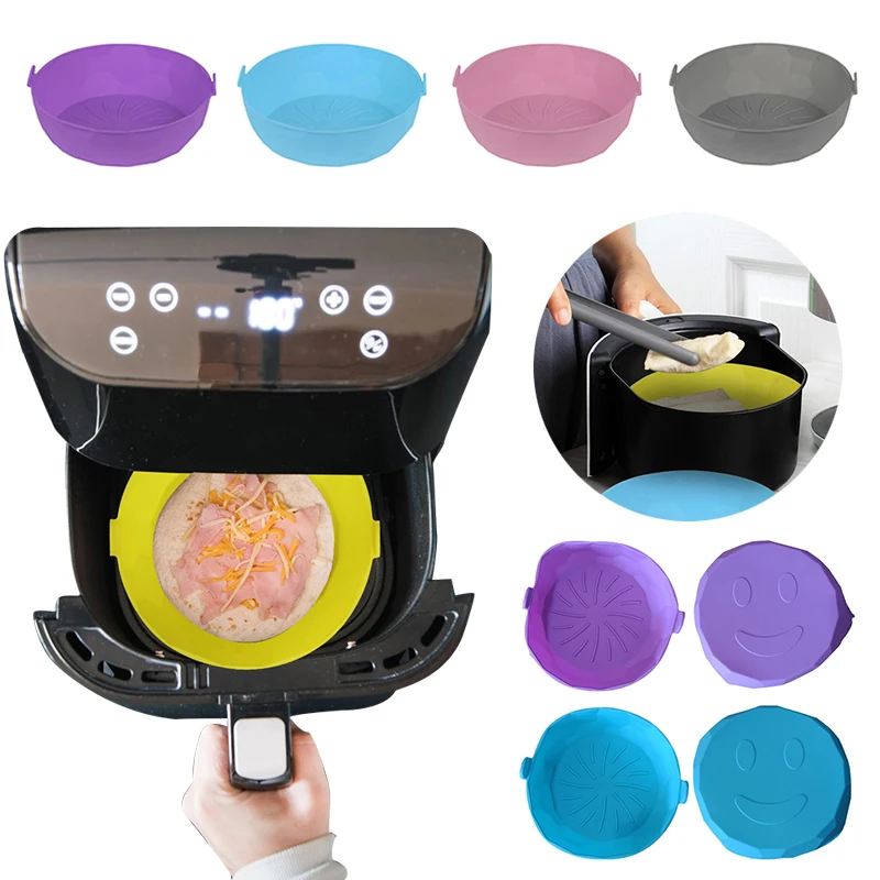 Air Fryers Pad Oven Baking Tray Fried Pizza Chicken Basket Mat Airfryer Silicone Pot Round Replacemen Grill Pan Accessories
Air Fryers Pad Oven Baking Tray Fried Pizza Chicken Basket Mat Airfryer Silicone Pot Round Replacemen Grill Pan Accessories